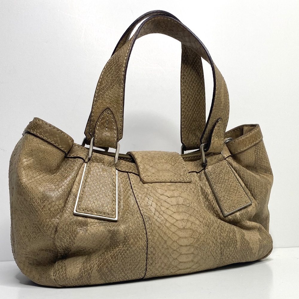 Calvin Klein Leather Embossed Snakeskin Bag - Picture 5 of 12